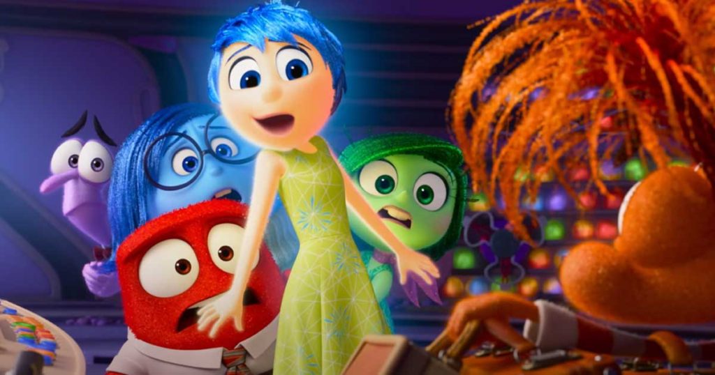 Riley's head grows with new emotions in Pixar's delightful sequel, Inside Out 2, exploring the ups and downs of adolescence.