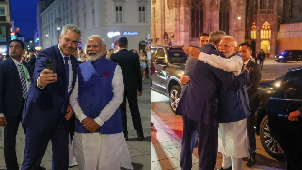 PM Modi, the First Indian Prime Minister to Visit Austria in 41 Years, Shares a Selfie