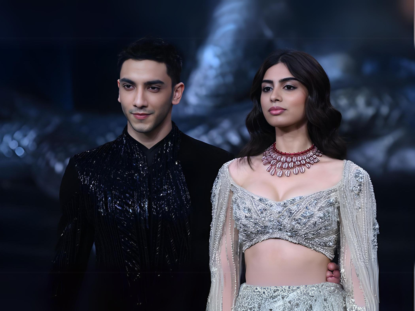 Khushi Kapoor reveals that her sister, Janhvi Kapoor, advised her to stay ‘calm’ before her ramp walk debut, simply telling her to be herself.