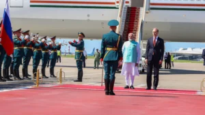 PM Modi embarks on his visit to Russia