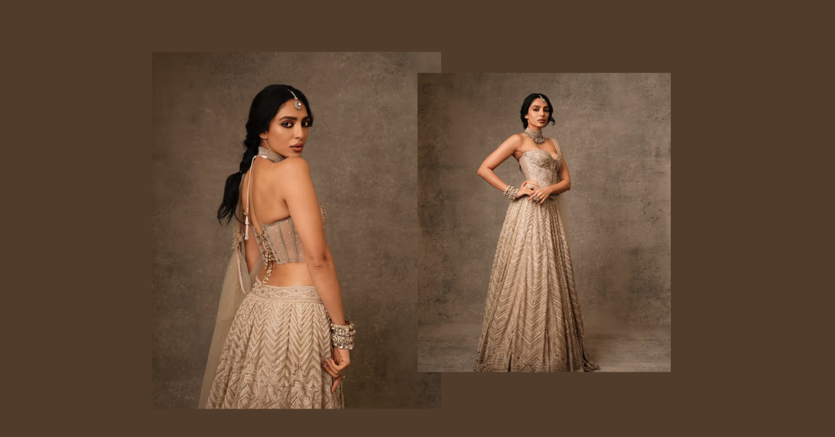 Sobhita Dhulipala Sets the Internet Ablaze in a Backless Dress and Smoky Kohl-Rimmed Eyes